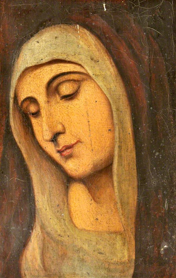 Spanish School - Head of a Female Saint - 1298339 - National Trust