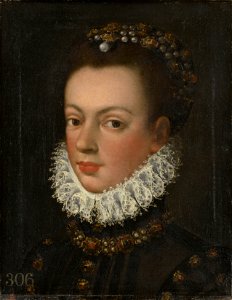 Spanish School, 16th century - Portrait of a Lady, possibly Infanta Catalina Micaela of Spain (1567-1597) - RCIN 402957 - Royal Collection
