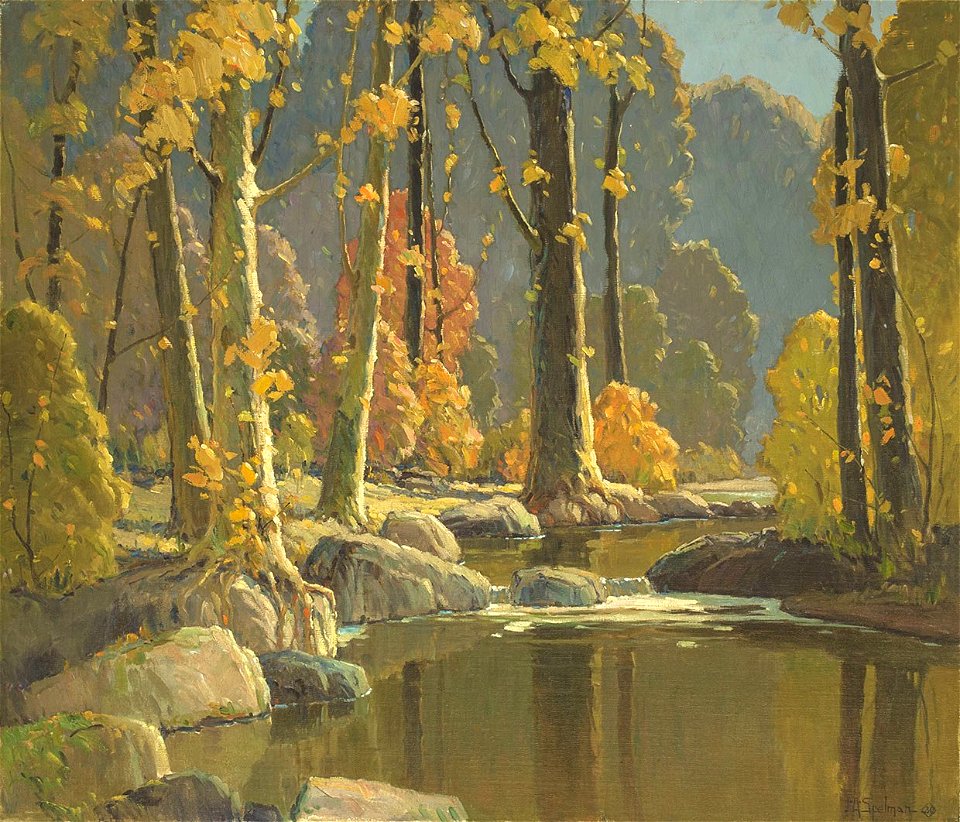 'Trout Pool' by John Adams Spelman, 1930