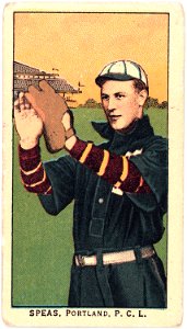 Speas, Portland Team, baseball card portrait LCCN2008677315