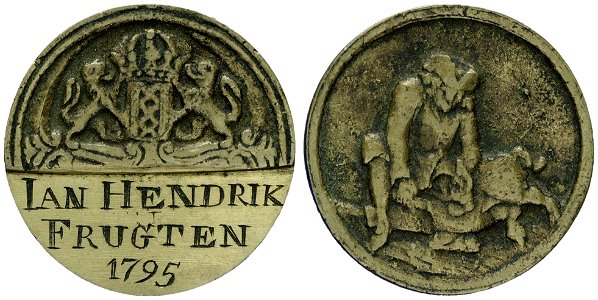 Spek- of varkensslagersgilde t.n.v. Jan Hendrik Frugten (geb. 1757), 1795, objectnr PA 1307