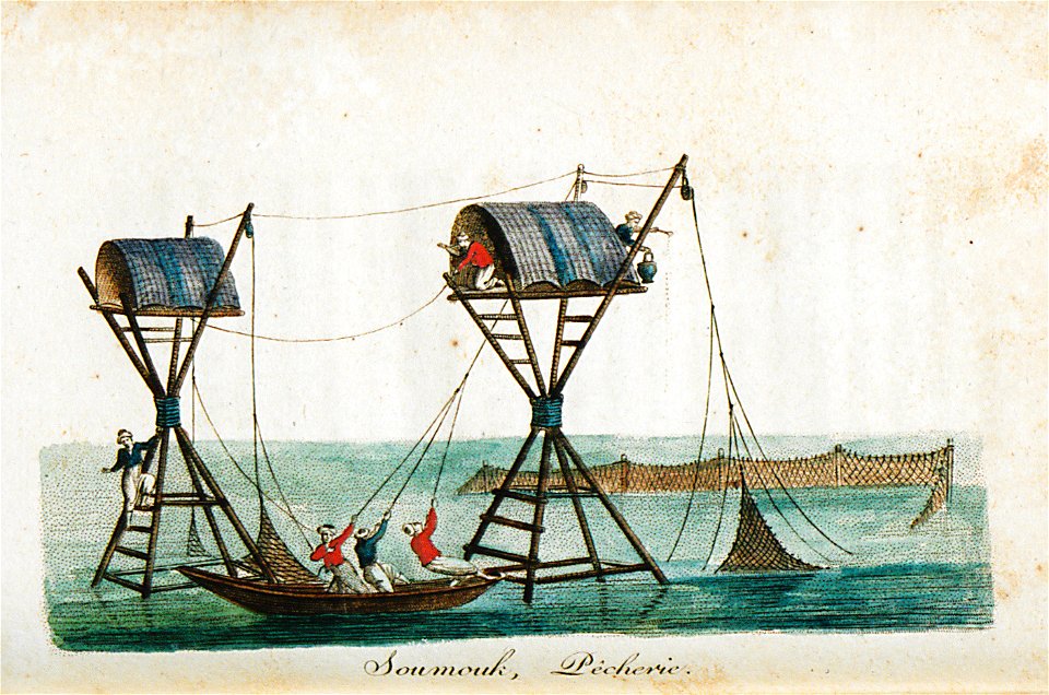 Soumouk, pêcherie - Castellan Antoine-laurent - 1812