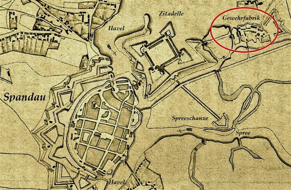 Spandau um 1812
