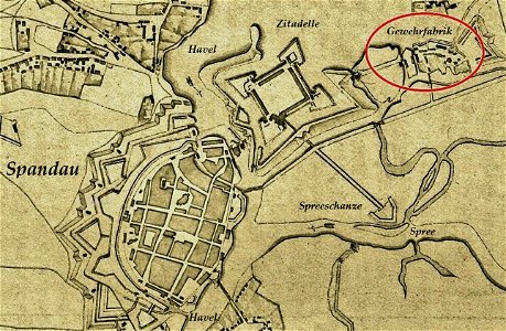 Spandau um 1812
