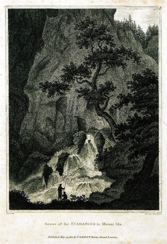 Source of the Scamander in Mount Ida - Clarke Edward Daniel - 1824