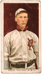Speas, Portland Team, baseball card portrait LCCN2007685553