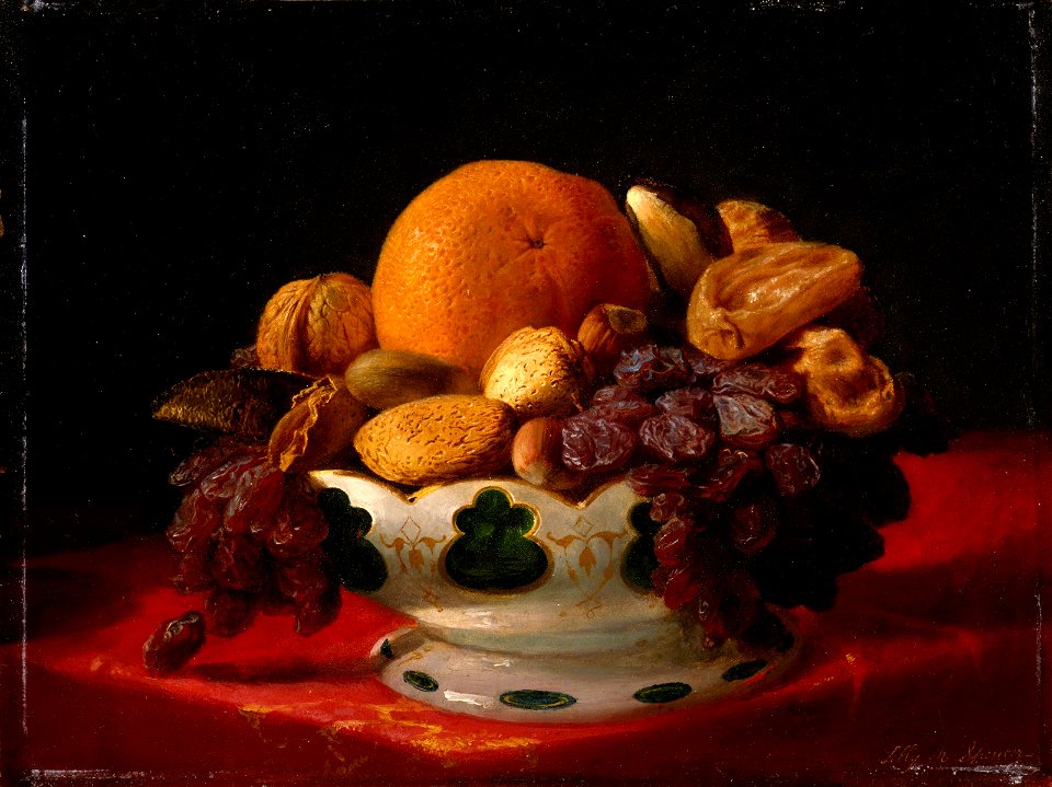 Lilly Martin Spencer - Oranges, Nuts, and Figs - 97.200 - Museum of Fine Arts