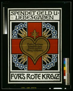 Spendet Geld u. Liebesgaben für's Rote Kreuz - AM. LCCN2004665985