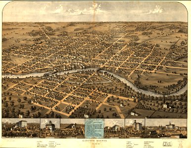 South Bend, Indiana 1866. LOC 73693388