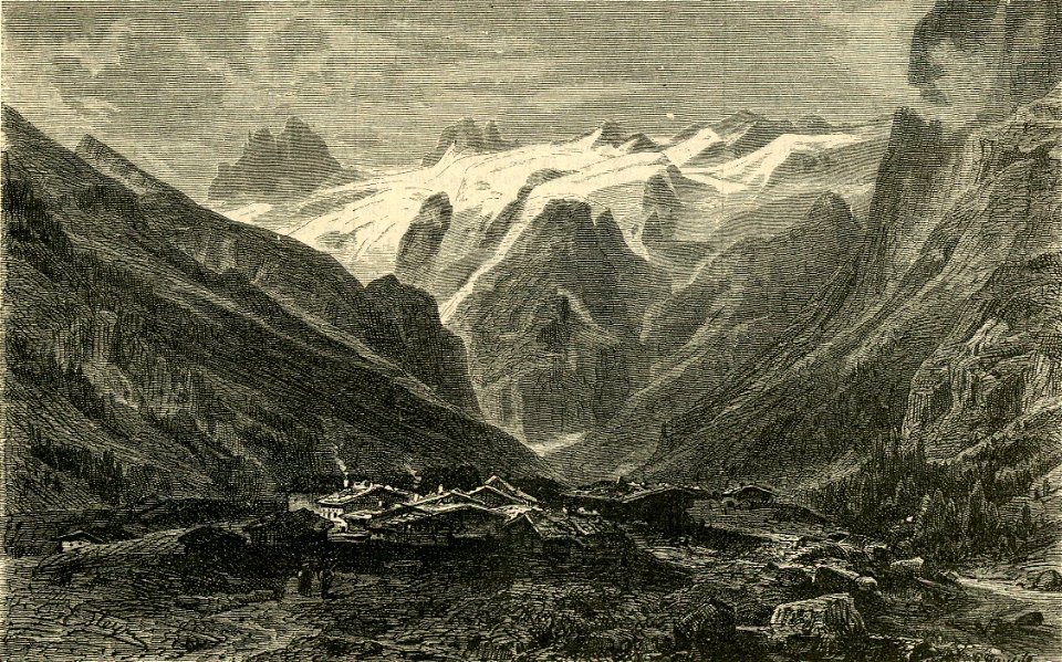 Spannorter veduti dalla valle di Engelsberg