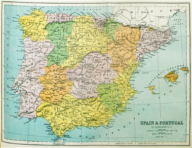 Spain and Portugal - Ainsworth William Francis - 1870