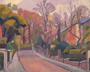 Spencer Frederick Gore - Cambrian Road, Richmond - Google Art Project. Free illustration for personal and commercial use.