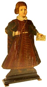 Spanish School - Standing Figure of a Boy Holding a Letter (dummy board) - 902357.2 - National Trust