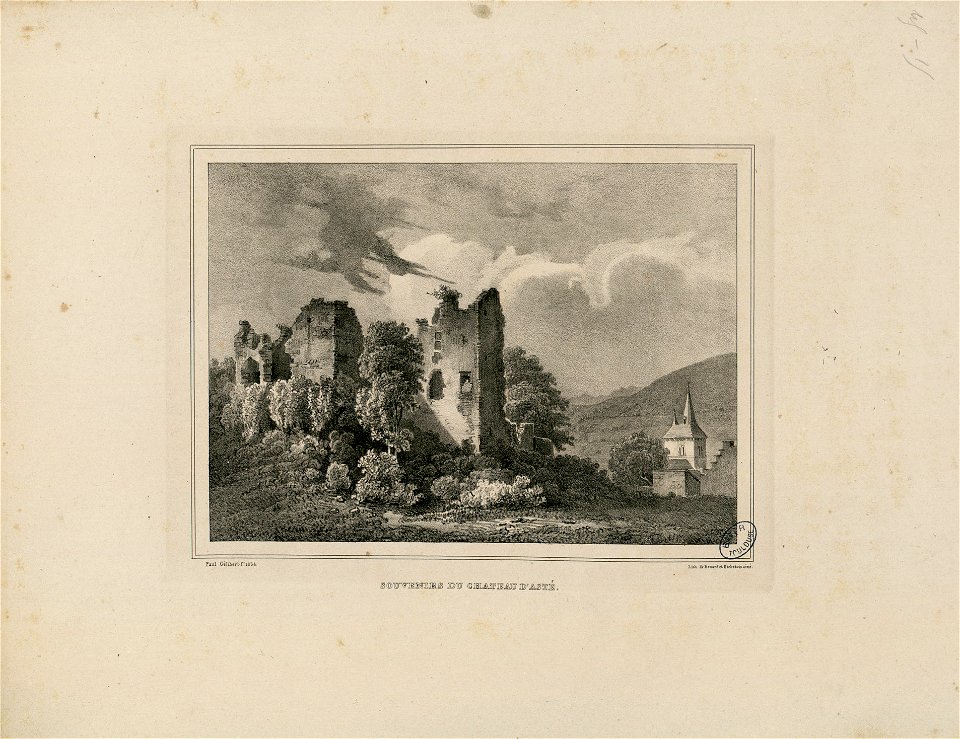 Souvenir du château d'Asté - Fonds Ancely - B315556101 A GELIBERT 3 030