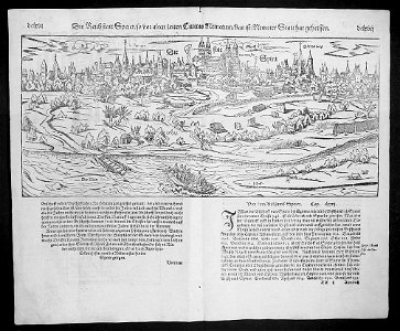 Speyer, Bavaria (1574). Free illustration for personal and commercial use.