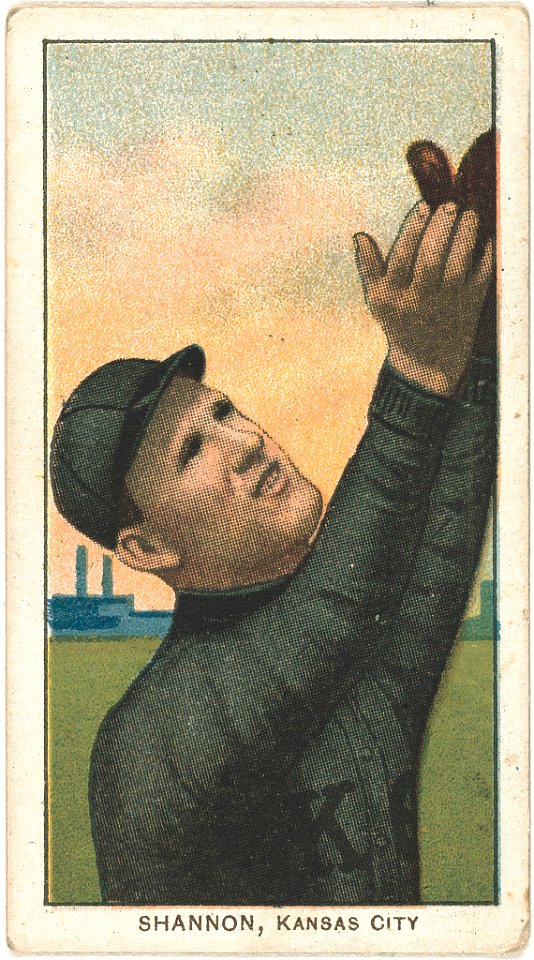 Spike Shannon, Kansas City Team, baseball card portrait LCCN2008676646