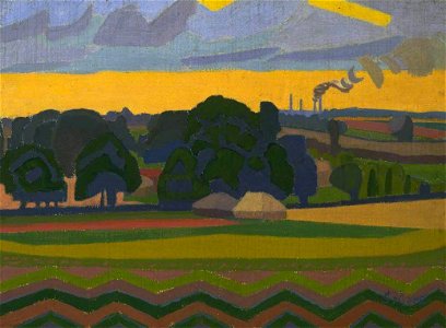 Spencer Gore (1878-1914) - The Beanfield, Letchworth - T01859 - Tate