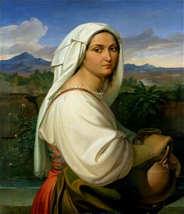 Erwin Speckter - Bildnis einer Albanerin (1831)