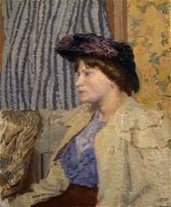 Spencer Gore (1878-1914) - North London Girl - T00027 - Tate. Free illustration for personal and commercial use.