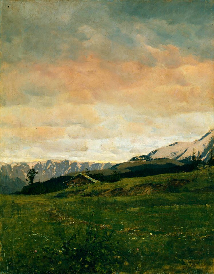Johann Sperl - Frühling im Gebirge (1896)