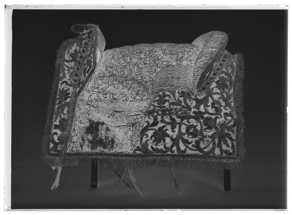 Spannryttarsadel, Frankrike , 1660-1670-talet - Livrustkammaren - 19121-negative
