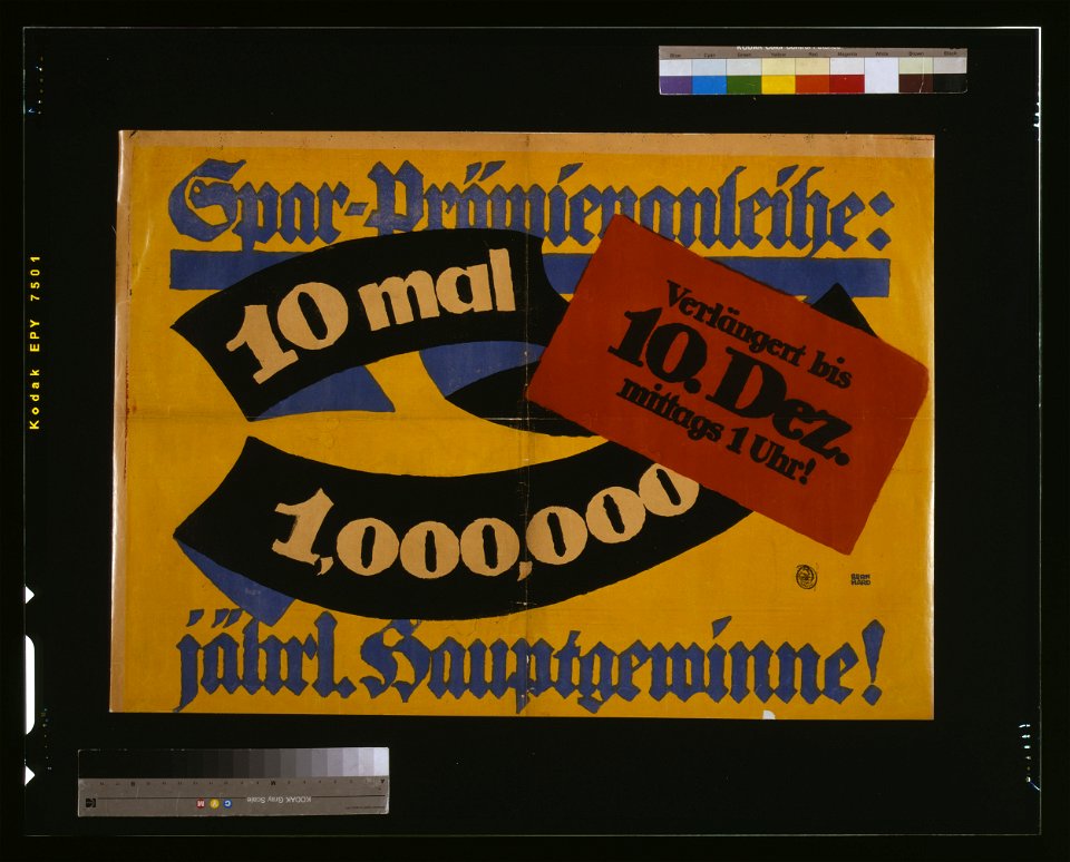 Spar-Prämienanleihe- 10 mal 1,000,000 jährl. Hauptgewinne! - Bernhard. LCCN2004665839