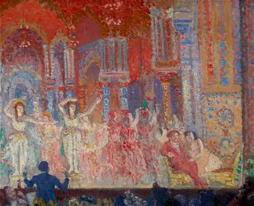 Spencer Gore (1878-1914) - The Britannia Ballet, The Alhambra - 1449132 - National Trust. Free illustration for personal and commercial use.