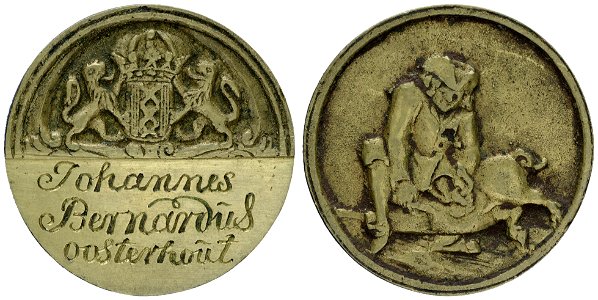 Spek- of varkensslagersgilde t.n.v. Johannes Bernardus Oosterhout (geb. 1758) (1786), objectnr PA 1292