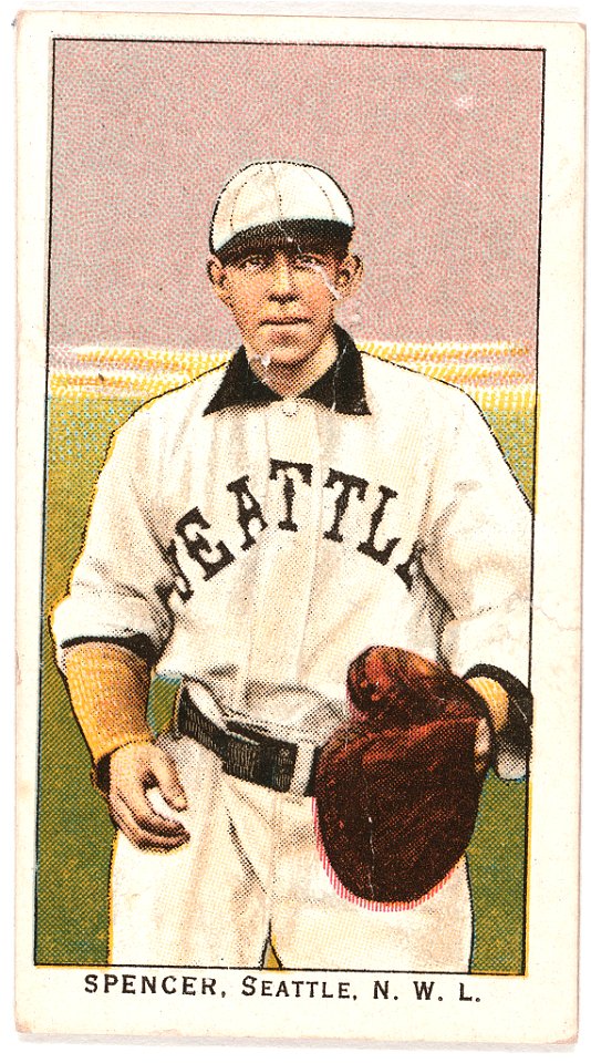 Spencer, Seattle Team, baseball card portrait LCCN2007685554