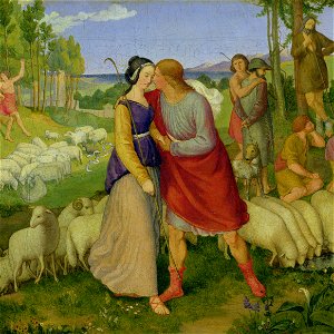 Erwin Speckter - Jakob und Rahel (1827) (cropped)