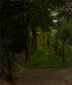 Johann Sperl - Apotheker Wimmers Garten in Kraiburg - G 69 - Lenbachhaus
