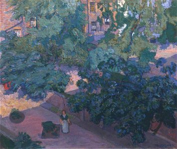 Spencer Gore (1878-1914) - The Fig Tree - T00028 - Tate. Free illustration for personal and commercial use.
