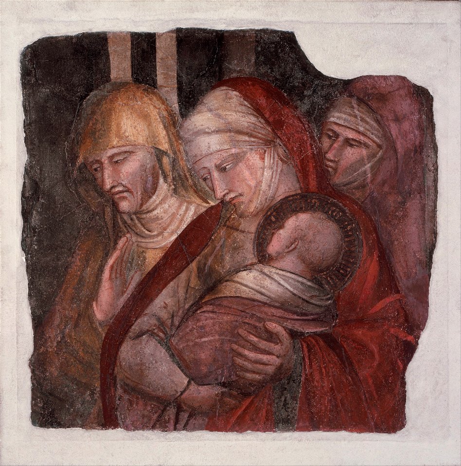 Spinello Aretino (Spinello di Luca Spinelli) - The Infant St. John the Baptist presented to Zacharias - Google Art Project
