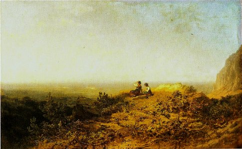 Carl Spitzweg - Auf der Alm