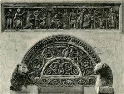 Spoleto Pinacoteca Comunale gradino col martirio di San Ponziano