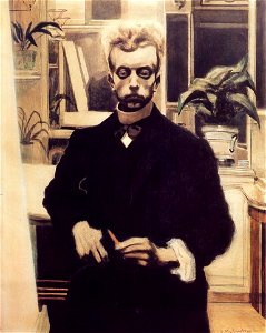 Spilliaert, Zelfportret met rood potlood