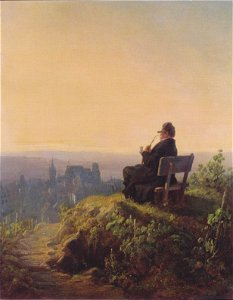 Spitzweg - Friedlicher Abend