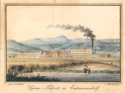 Spinn-Fabrik in Erdmannsdorf Carl Theodor Mattis