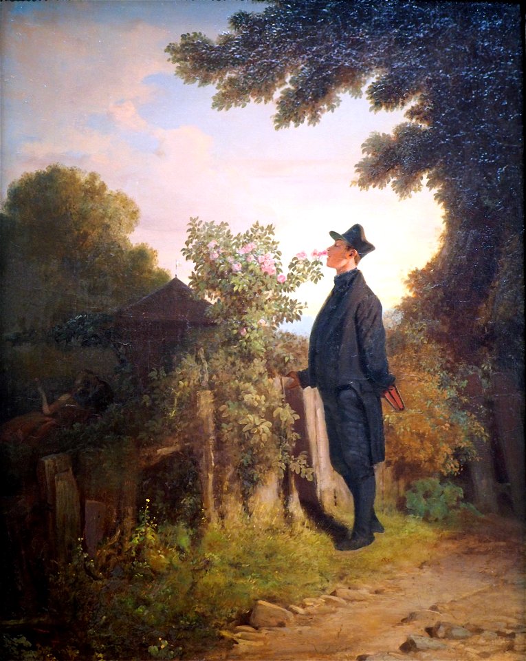 Spitzweg Der Rosenfreund@Städel Museum Frankfurt20170818