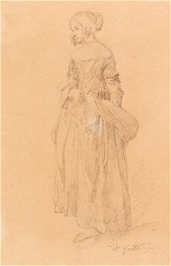 Spitzweg Porträt einer jungen Dame