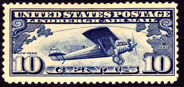 Spirit of St Louis 1927 Issue-10c