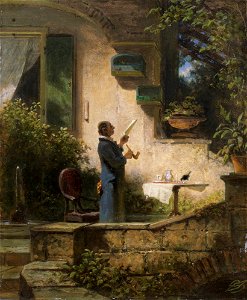 Carl Spitzweg - Die Lektüre