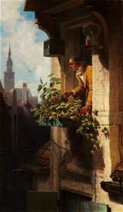 Carl Spitzweg - Die Dachstube I (Grohmann Museum)