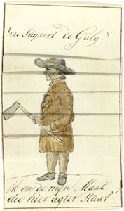 Spotprent op de orangist, 1787