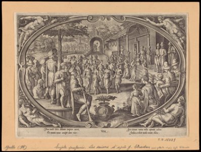 Spring s.d print by Stradanus, S.I 15429, Prints Department, Royal Library of Belgium