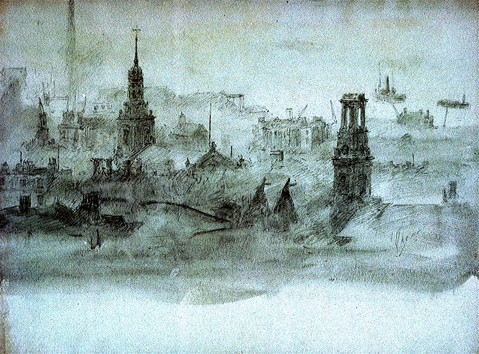 Spires and chimneys of Greenwich RMG PV1995
