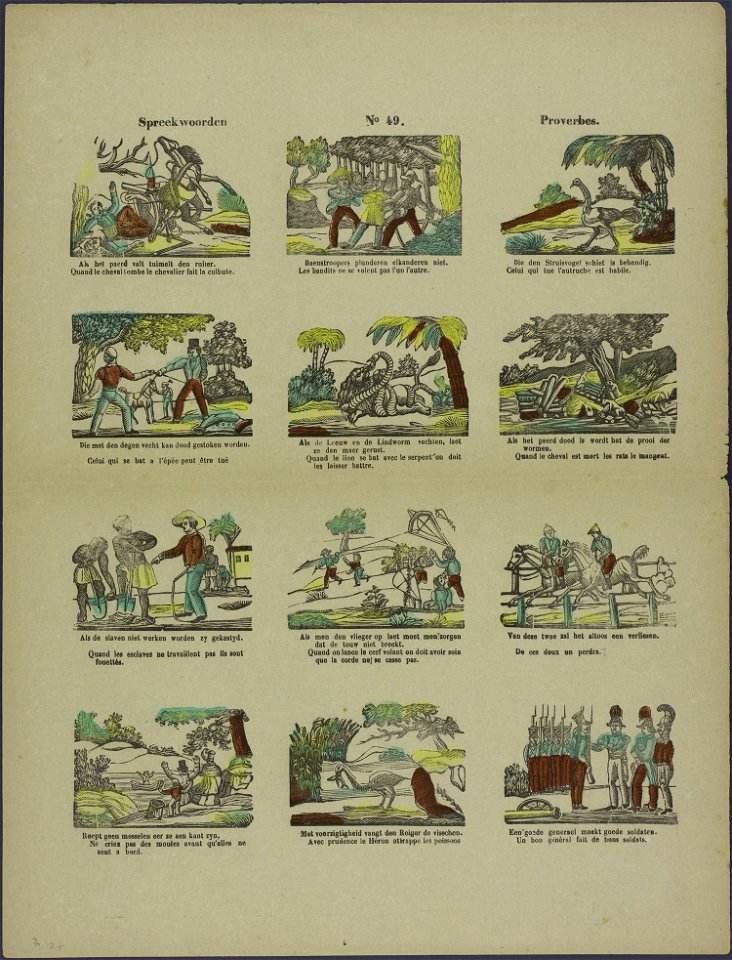 Spreekwoorden-Catchpenny print-Borms 0192