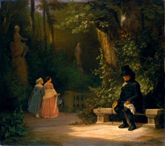 Carl Spitzweg - Der Witwer (1844)