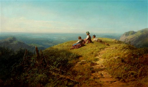 Carl Spitzweg - Auf freier Höhe