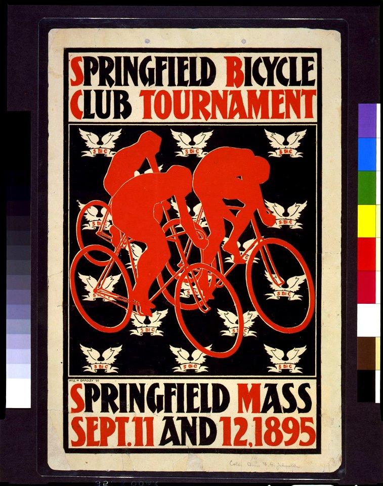 Springfield Bicycle Club Tournament, Springfield, Mass., Sept. 11 and 12, 1895 - Will H. Bradley. LCCN92506158
